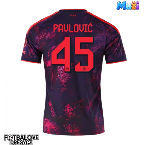 Bayern Munich Aleksandar Pavlovic #45 Alternativní Dres 2026-27 Krátký Rukáv Bayern Munich Aleksandar Pavlovic #45 Alternativní Dres 2026-27 Krátký Rukáv